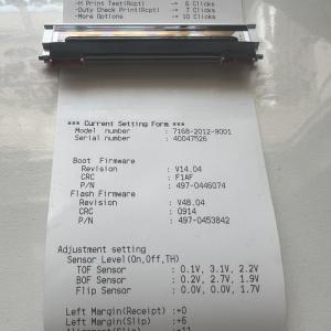  Printhead Suitable for NCR 7168 7198  Thermal Printer 